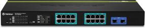img 4 attached to TRENDnet TPE-1620WS: 20-Port Gigabit PoE+ Web Smart Switch with SFP Slots - Rack Mountable, 30W per Port, 185W Total Power Budget