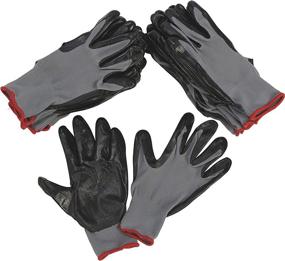 img 3 attached to 🧤 Ironton Nitrile Coated Gloves (12-Pack)