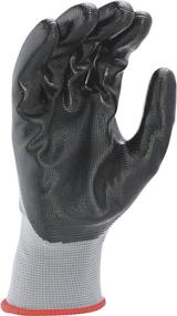 img 2 attached to 🧤 Ironton Nitrile Coated Gloves (12-Pack)