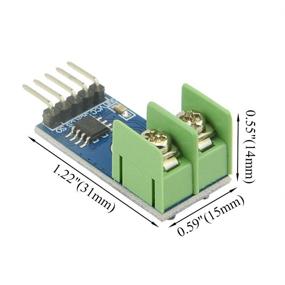 img 1 attached to 🌡️ XINGYHENG 2Pcs MAX6675 Thermocouple Module Mini Board and K Type Thermocouple Temperature Sensor Set with Cable Cord - Reliable and Accurate Temperature Measurement Solution for Various Applications