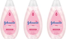 img 4 attached to 👶 Johnson's Baby Body Moisture Wash - Gentle Baby Skin Care, Sulfate-Free, Tear-Free, Hypoallergenic Baby Wash - 16.9 fl. oz (Pack of 3)