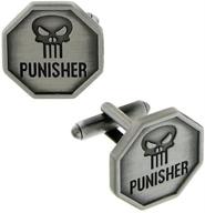 marvel punisher skull cufflinks - 🔥 boost your style with iconic superhero accessories logo