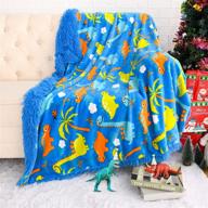 balacho blanket shaggy cartoon dinosaur kids' home store logo