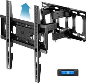 img 4 attached to Adjustable Height Full Motion TV Wall Mount - FOZIMOA TV Mount for 32-65 inch LED LCD Plasma Flat Screen - Articulating Swivel Tilt Extension TV Bracket - 121lbs Load Capacity - VESA 400x400mm compatible