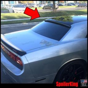 img 1 attached to 🚗 Dodge Challenger 2008-on SpoilerKing Rear Window Roof Spoiler: Enhance Style & Performance