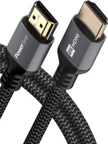 img 4 attached to PowerBear 8K HDMI Cable 3 ft: High-Speed Connectivity and Reliability!