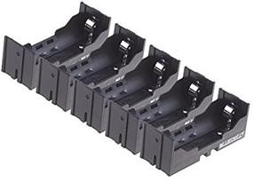 img 4 attached to 🔋 5PCS Black Plastic Single 26650 Battery Holder Case Storage Box by BCP