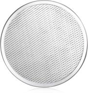 🍕 premium pack of 6 new star foodservice 50943 seamless aluminum pizza baking screens - 10-inch ideal for restaurants logo