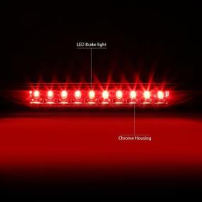 img 3 attached to DNA Motoring 3BL-JGC11-LED-CH LED Third Tail Brake Light [For 07-16 Dodge Caliber/Jeep Compass]