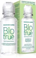 biotrue contact lens solution: multi-purpose solution for soft contact lenses - 2 fl oz (pack of 4) logo