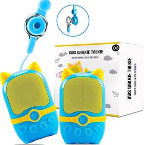 img 4 attached to Revolutionize Playtime: Talkies Rechargeable Bluetooth 🔊 for 6-12 Year Olds - Kid's Perfect Electronics