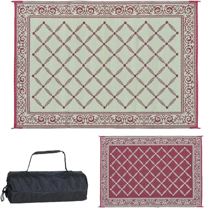 reversible mats 116095 outdoor patio 6-feet x 9-feet 로고