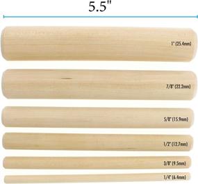 img 1 attached to Beadsmith Mandrel Storage Box with Labels for 6 Sizes: 4mm, 4.25mm