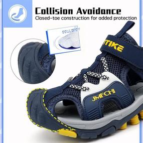 img 1 attached to Sandals Outdoor Hiking Sneakers - Toddler Boys' Shoes - Shop Sandals