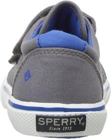 img 2 attached to 👟 Детские мокасины Sperry Halyard для мальчика с полосками, белого цвета.