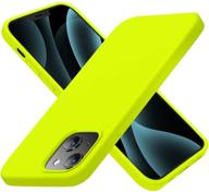 📱 cordking iphone 13 case - slim, shockproof, fluorescent green phone case with microfiber lining logo