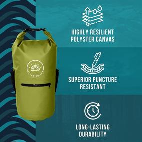 img 2 attached to 🎒 BLUEBIRD SKY - Waterproof Dry Bag Backpack: The Ultimate Gear for Water Adventures - Kayaking, Boating, Camping, and Hiking