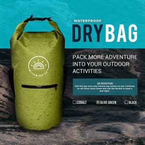img 1 attached to 🎒 BLUEBIRD SKY - Waterproof Dry Bag Backpack: The Ultimate Gear for Water Adventures - Kayaking, Boating, Camping, and Hiking