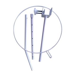 img 4 attached to 🦟 Clip-On Bracket for Adjustable Mosquito Net Stand Holder, Ideal for Baby Crib and Cot Bed