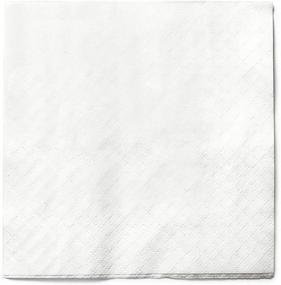 img 2 attached to 🍽️ 1,200 Pack of White Square Party Napkins - Bulk Supplies (4.5 Inches)