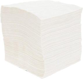 img 3 attached to 🍽️ 1,200 Pack of White Square Party Napkins - Bulk Supplies (4.5 Inches)
