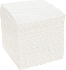 img 4 attached to 🍽️ 1,200 Pack of White Square Party Napkins - Bulk Supplies (4.5 Inches)