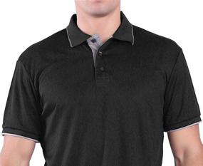 img 1 attached to 👕 Men's Quick-Dry Breathable Sleeve Regular Fit Shirts for Comfortable Clothing