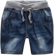 👖 duao emaor qzh little girls ripped jeans: trendy clothing for boys logo