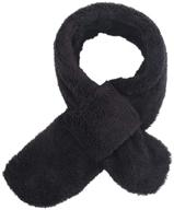 🧣 fashion forward: fleece winter autumn collar warmers for girls' scarves logo