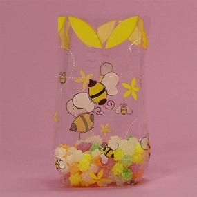 img 1 attached to Bumblebee Clear Cello Bags 4In