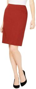 img 1 attached to Kasper Womens Stretch Crepe Russet Women's Clothing