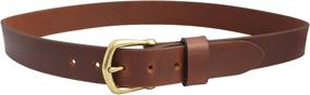 img 1 attached to 👖 Bison Designs Shackleton Leather Belt - 34 inch