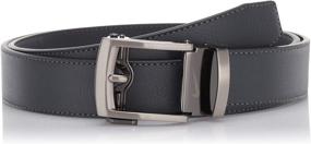 img 4 attached to 🔌 Dark Nike Ratchet Belt for Men