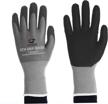 nylon spandex coated gripping gloves logo