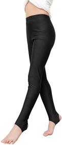 img 4 attached to Speerise Girls' Clothing: Stirrup Workout Leggings (Size 14) - Enhancing SEO