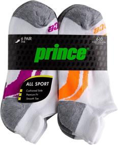 img 3 attached to Stay Comfortably Active with Prince Women’s Low Cut Tab Athletic Socks - Ideal for Running, Tennis, and Casual Use (6 Pair Pack)