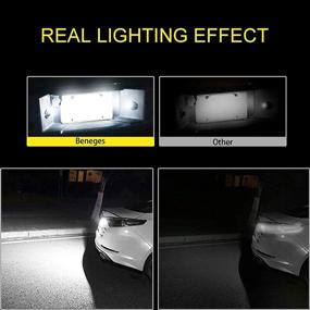 img 1 attached to Beneges 2 Pcs Error Free Xenon White LED License Plate Light Compatible With 2005-2015 Toyota Tacoma