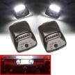 beneges 2 pcs error free xenon white led license plate light compatible with 2005-2015 toyota tacoma logo