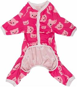 img 2 attached to 🐶 CuteBone Dog Pajamas: Stylish and Stretchy Clothes for Medium/Large Dogs - Perfect for Boys and Girls