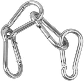 img 2 attached to 🔗 YuCool 2mm 316 Stainless Steel Lanyard Cable Tether with Rubber Coating for Navigation - 12 Pack: Prevent Loss and Secure Suspension of Objects