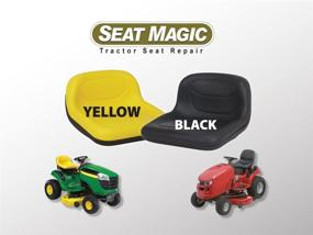 img 1 attached to Black Tractor Seat Repair Kit: Enhance Your Comfort with Good Vibrations