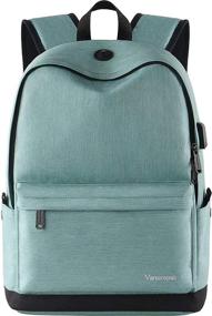 img 4 attached to 🎒 Vancropak Resistant Backpack with Built-In Charging Port for Notebooks