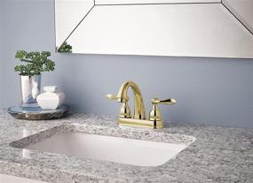 img 3 attached to 🚰 Windemere 2-Handle Centerset Bathroom Faucet B2596LF PB