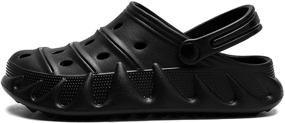 img 2 attached to 👞 Ultimate Men's KAQ Cozy Sandals: Lightweight Slippers for Maximum Comfort