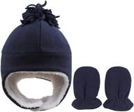 🧢 optimized toddler boys' accessories for cold weather: trapper tassel pompom earflap logo