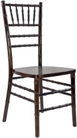 img 2 attached to Преимущества кофейного деревянного стула Шиавари для мебели и кухонной мебели