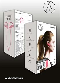 img 1 attached to Audio-Technica ATH-SPORT50BTBK SonicSport Bluetooth Wireless In-Ear Headphones