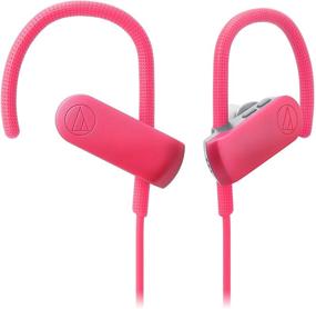 img 3 attached to Audio-Technica ATH-SPORT50BTBK SonicSport Bluetooth Wireless In-Ear Headphones