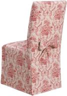 🔴 red madison chateau slipcover dining room chair - enhanced seo logo