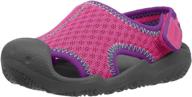 crocs kids' swiftwater sandal - water shoes, slip-on sandals for kids logo